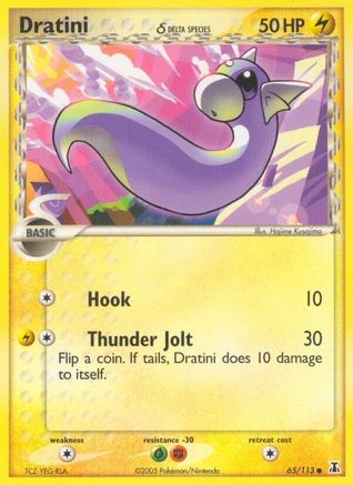 Dratini 065/113 - Reverse Holofoil Delta Species - Common
