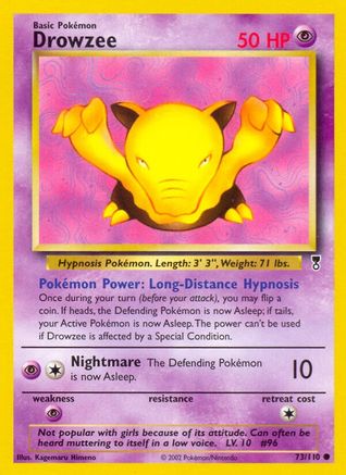 Drowzee 073 - Reverse Holofoil Legendary Collection - Common