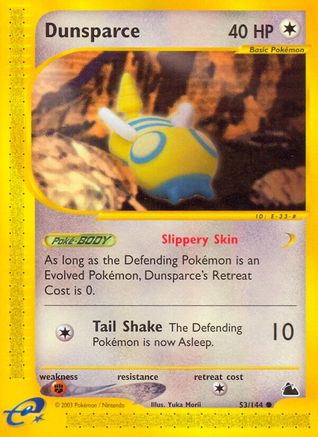 Dunsparce 053 - Reverse Holofoil Skyridge - Common