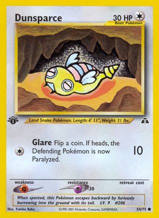 Dunsparce 054/75 - Unlimited Neo Discovery - Common