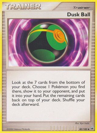 Dusk Ball 080/100 - Reverse Holofoil Majestic Dawn - Uncommon