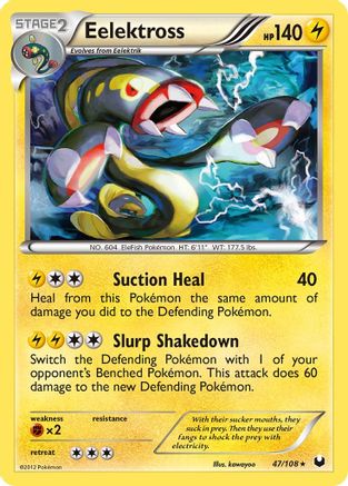 Eelektross 047 - Holofoil Dark Explorers - Holo Rare