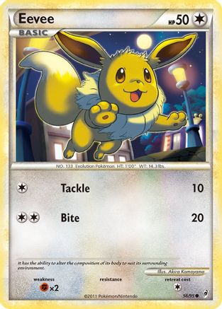 Eevee 056/95 - Reverse Holofoil Call of Legends - Common