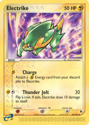 Electrike 030/109 - Reverse Holofoil Ruby and Sapphire - Uncommon