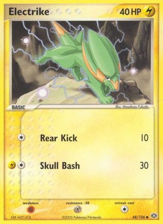 Electrike 048/106 - Reverse Holofoil Emerald - Common