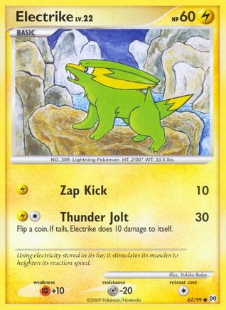 Electrike (62) 062/99 Arceus - Common