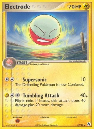 Electrode 032 - Reverse Holofoil Legend Maker - Uncommon