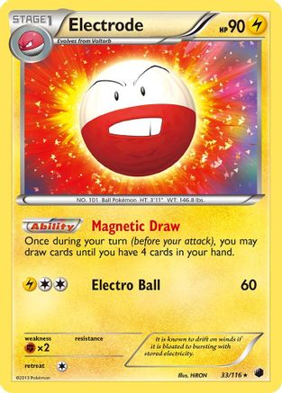 Electrode 033 - Holofoil Plasma Freeze - Holo Rare