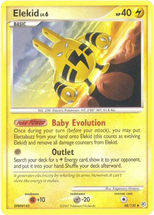 Elekid 048/130 Diamond and Pearl - Uncommon