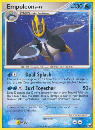 Empoleon 017 - Reverse Holofoil Majestic Dawn - Rare