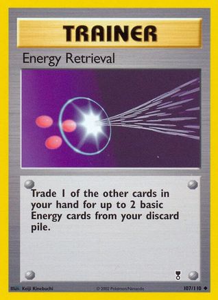 Energy Retrieval 107/110 - Reverse Holofoil Legendary Collection - Uncommon