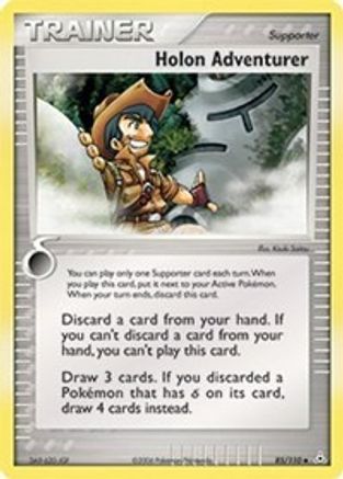 Holon Adventurer 085/110 - Reverse Holofoil Holon Phantoms - Uncommon