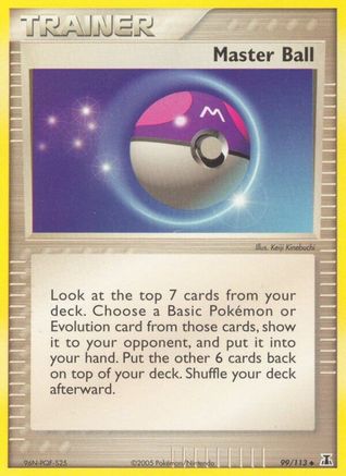 Master Ball 099/113 - Reverse Holofoil Delta Species - Uncommon