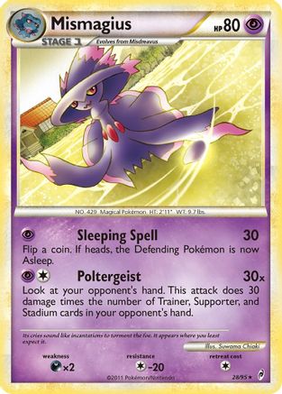 Mismagius 028 - Reverse Holofoil Call of Legends - Rare