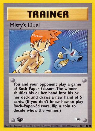 Misty's Duel 123/132 - Unlimited Gym Heroes - Common