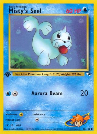 Misty's Seel 088/132 - Unlimited Gym Heroes - Common