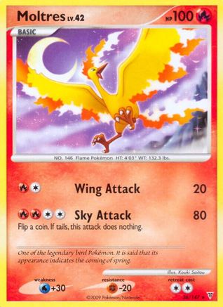 Moltres (36) 036 - Reverse Holofoil Supreme Victors - Rare