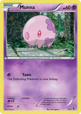 Munna 007/12 - Holofoil McDonalds Promos 2011 - Promo