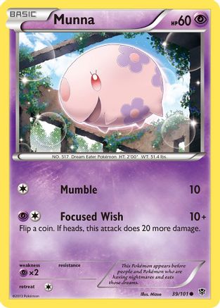 Munna 039 - Reverse Holofoil Plasma Blast - Common