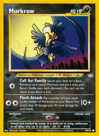 Murkrow 046/64 - Unlimited Neo Revelation - Common