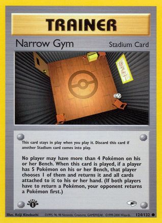 Narrow Gym 124/132 - 1st Edition Gym Heroes - Common
