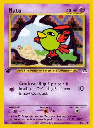 Natu 059/75 - 1st Edition Neo Discovery - Common