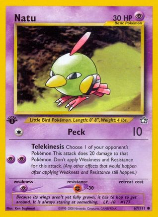 Natu 067/111 - Unlimited Neo Genesis - Common
