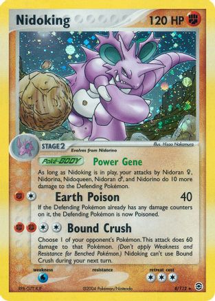 Nidoking 008 - Reverse Holofoil FireRed & LeafGreen - Holo Rare