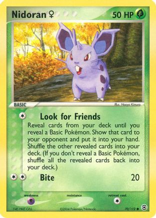 Nidoran F 070/112 FireRed & LeafGreen - Common