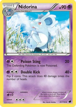 Nidorina 041/116 Plasma Freeze - Uncommon