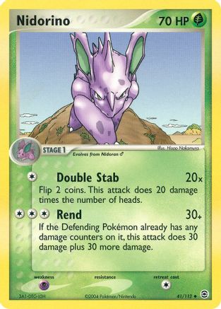 Nidorino 041 FireRed & LeafGreen - Uncommon
