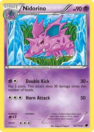 Nidorino 044 Plasma Freeze - Uncommon