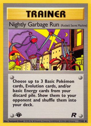 Nightly Garbage Run (Rocket's Secret Machine) 077/82 - Unlimited Team Rocket - Uncommon