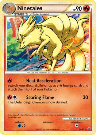 Ninetales 020 Unleashed - Rare