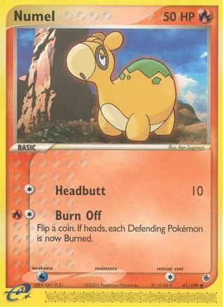 Numel 061/109 - Reverse Holofoil Ruby and Sapphire - Common