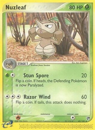 Nuzleaf 049/100 Sandstorm - Uncommon