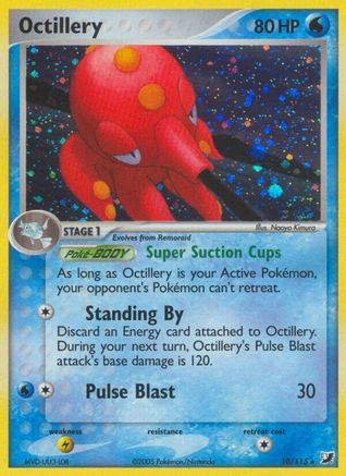 Octillery 010/115 - Holofoil Unseen Forces - Holo Rare