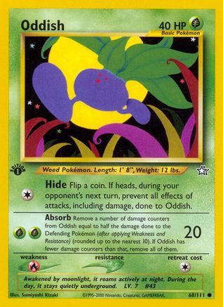 Oddish 068/111 - Unlimited Neo Genesis - Common