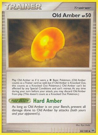 Old Amber 084 - Reverse Holofoil Majestic Dawn - Uncommon