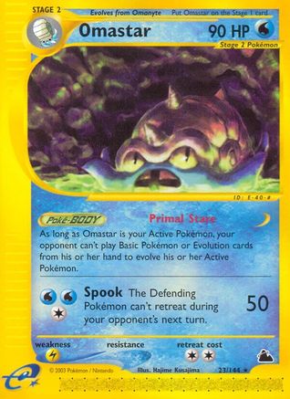 Omastar 023 Skyridge - Rare
