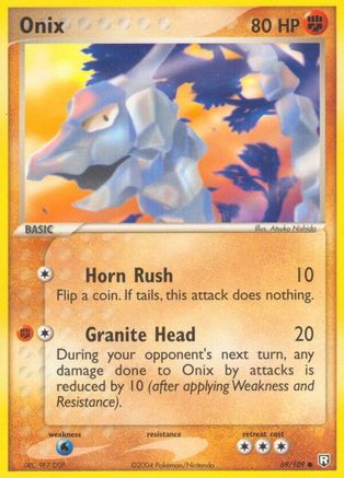 Onix 069/109 - Reverse Holofoil Team Rocket Returns - Common