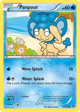 Panpour 037 - Reverse Holofoil XY Base Set - Common