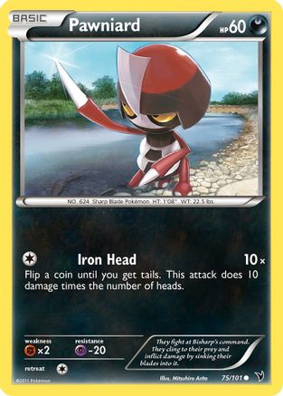 Pawniard (75) 075 - Reverse Holofoil Noble Victories - Common