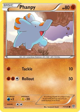 Phanpy 071/135 Plasma Storm - Common