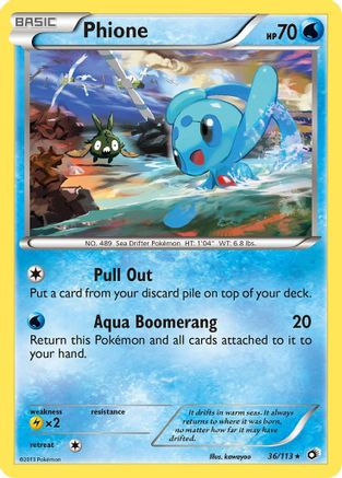 Phione 036/113 Legendary Treasures - Rare