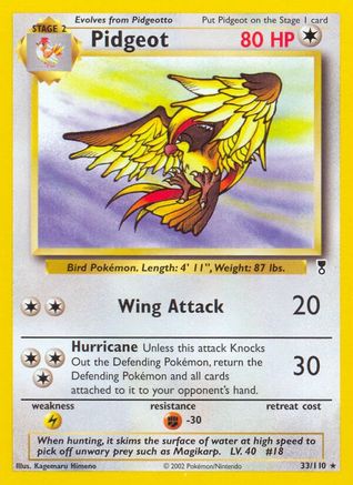 Pidgeot 033 Legendary Collection - Rare