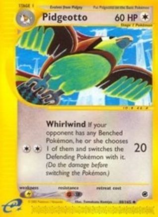 Pidgeotto 088 - Reverse Holofoil Expedition - Uncommon