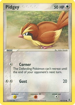 Pidgey 073/112 FireRed & LeafGreen - Common