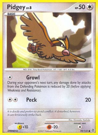 Pidgey 099/132 Secret Wonders - Common