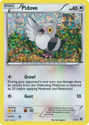 Pidove 011/12 - Holofoil McDonalds Promos 2011 - Promo